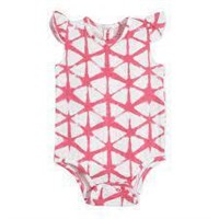 aden + anais Baby Flutter Sleeve Body Suit, Cubic