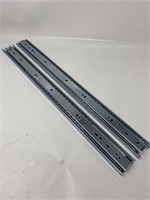 New 21 1/2 inch drawer slides. Extends to 43
