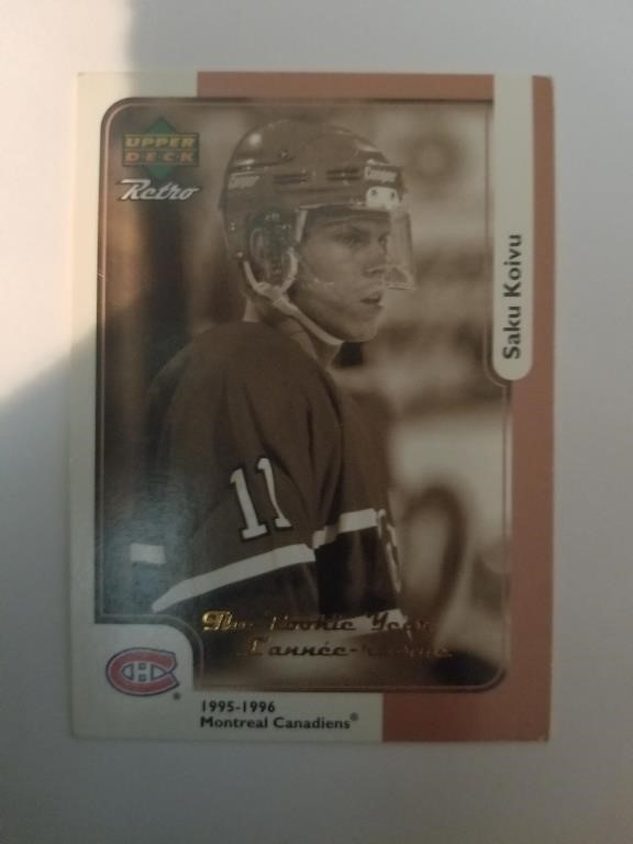 UD McDonalds Retro 1999 Saku Koivu