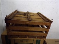 wooden egg crate