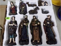 manger figurines, 10pcs