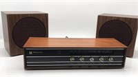 Vintage Magnovox Solid State Radio W/ Speakers