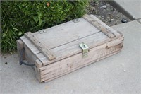 Old Wooden Mortar Crate