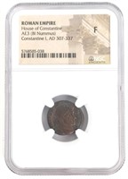 NGC Roman Empire House Of Constantine Coin Fine