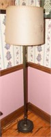 Vintage floor lamp with three arm candle