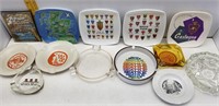 13PC VINTAGE ASH-TRAYS !VIEW PICTURES!