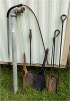 Fireplace Tools, Pipe, & Hay Hook