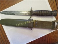 vintage Imperial military knife with sheath