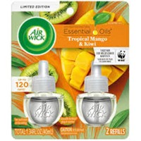 Air Wick Plug in Scented Oil Refill, 2ct, Fresh
