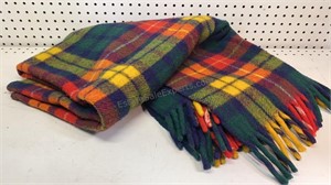 Horner Wool Throw Blanket Made in Michigan