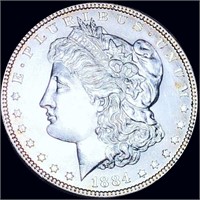 1884 Morgan Silver Dollar CHOICE BU PL