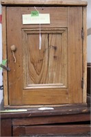 Small Wooden Primitive Medicine Cabinet