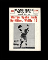 1961 Nu-Card Scoops #402 Warren Spahn EX-MT+