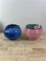 Pink and Blue Vase