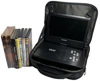 Portable DVD Player w/ Movies