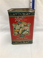 Beich’s Confections Square Tin, 6 1/2”T, 4 3/4” x