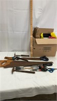 Box of Hand Tools and Other Box of Assorted Items