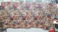 1800'S RED ROSE PRINT HAND STITCHED COMFORTER