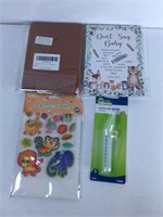 New Lot of 4 Assorted Items 
Includes: Baby