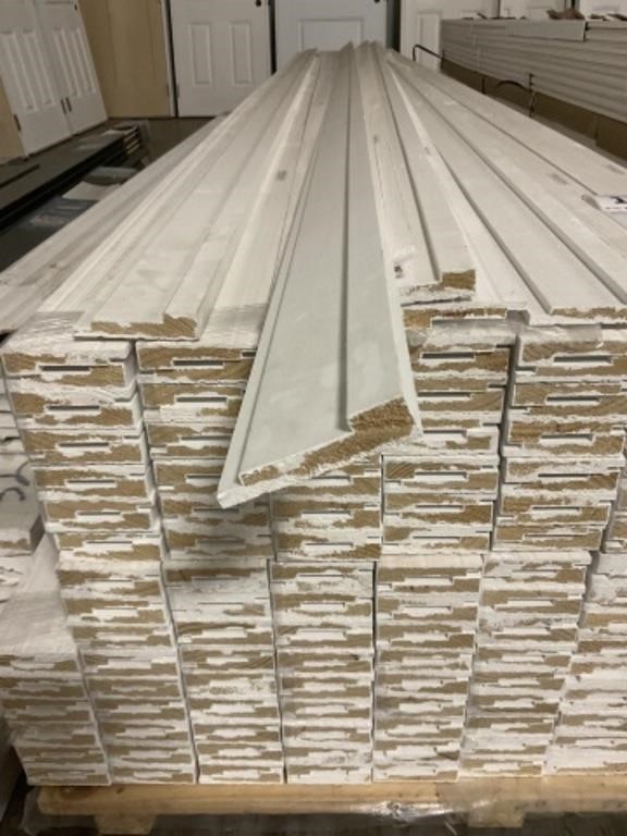 3-1/2" x 16' Primed Pine Case x 768 LF