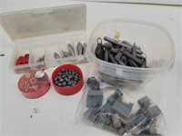 Large lot of assorted Lead Fishing Weights