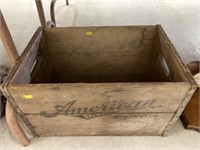 Vintage Wooden Beverage Box