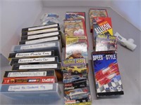 Racing, 5 CDs 8 VHS & 10 Homemade VHS tapes