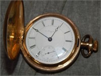 1897 Elgin 18s 17j Pocket Watch in Hunter Case