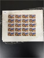 Collector Sheet of Vince Lombardi Stamps