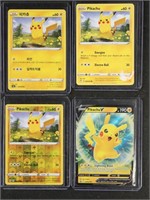 Pokemon Cards including multiple Pikachu, Japanese