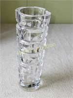 vtg french lead crystal vase 8 1/2" Durand