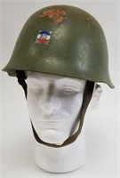 Vintage Serbian Military Helmet