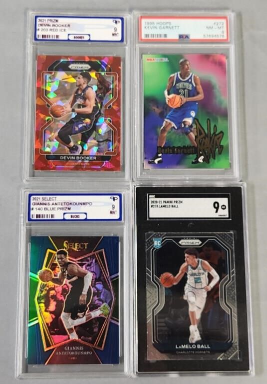 4 Basketball Stars & Rookie Cards