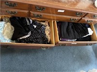 Two drawers of ladies Large and XL Tops including