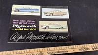 1960 Plymouth fold out Brochure