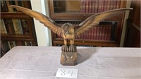 Wooden Carved Hawk DR