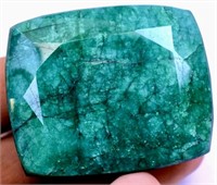 Certified 565.00 ct Natural Zambian Emerald