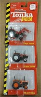 3x- Tonka Farm Tractors 1/64
