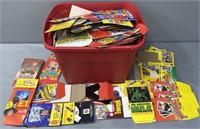 Baseball Card Wax Packs & Wrappers Lot Collection