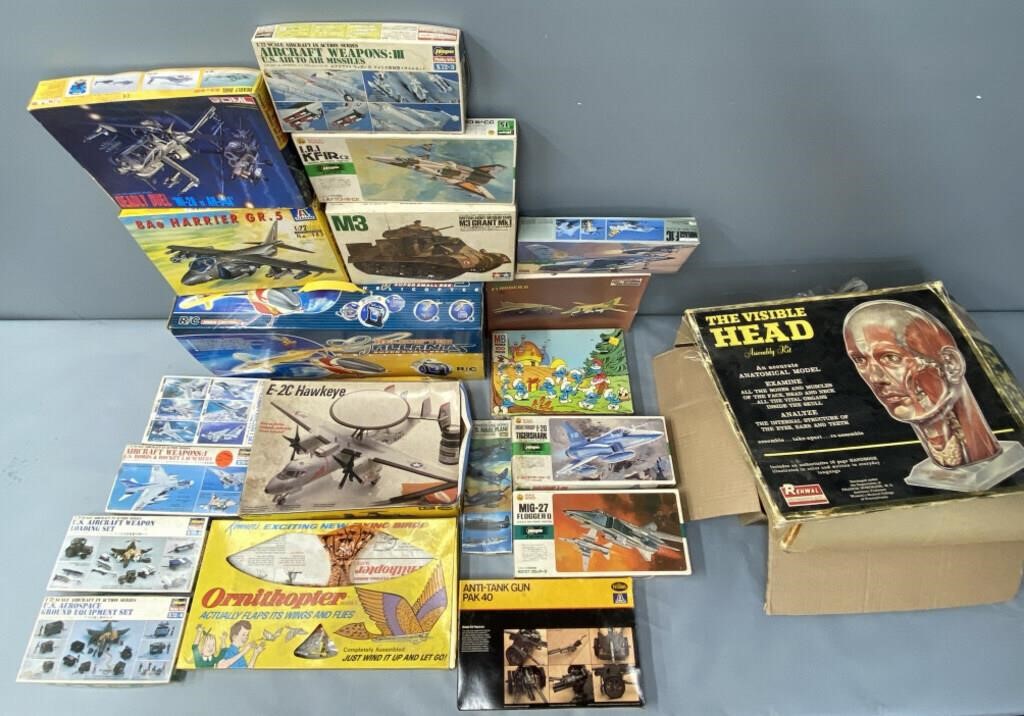 Model Vehicles, Puzzles & Toys; all opened