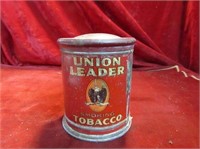 Union Leader smoking Tobacco can.