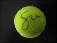 Serena Williams signed tennis Ball COA