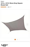 SQUARE SHADE SAIL (OPEN BOX)