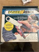 ratcheting Power wrench set G tools