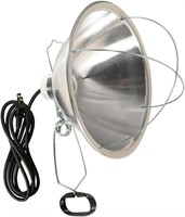 Woods Clamp Lamp with 10 Inch Reflector and Bulb G