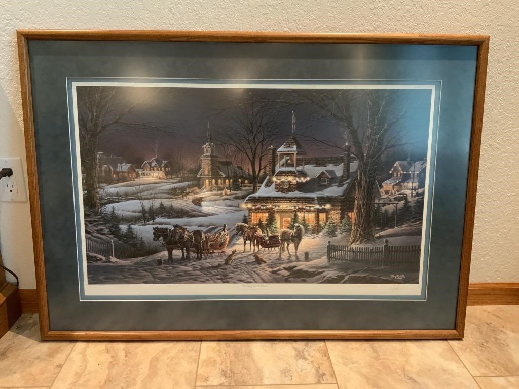 VTG Terry Redlin Evening Rehearsals Signed