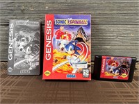 Sega Genesis Game Sonic Spinball W/ Box
