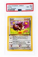 1999 POKEMAN JUNGLE EEVEE 1st Edition #51 NM-MT PS