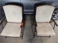 2 Padded Patio Chairs