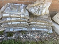 9 1/2 bags of pea gravel